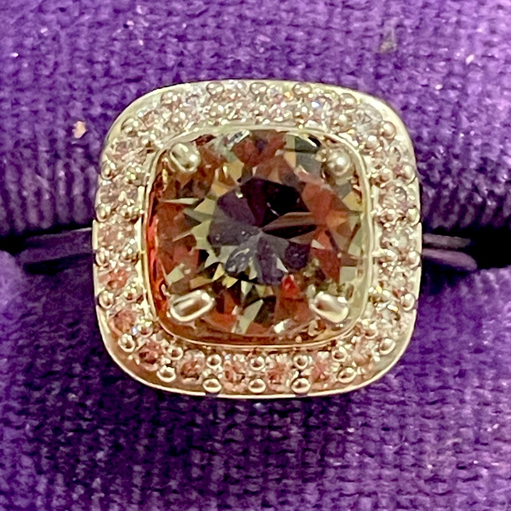 Ring Bomb Party RBP Deep Grey Spinel Halo Sz6 NWT